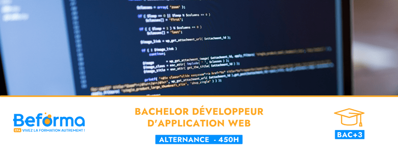 BACHELOR Développeur d’application web (BAC+3)