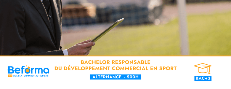 Bachelor Responsable du développement commercial en sport (BAC+3)